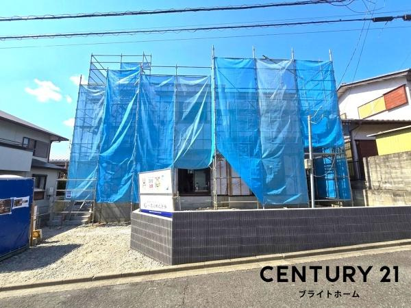 横浜市青葉区大場町の新築一戸建の前面道路含む現地写真|閑静な住宅街につき住環境良好です♪