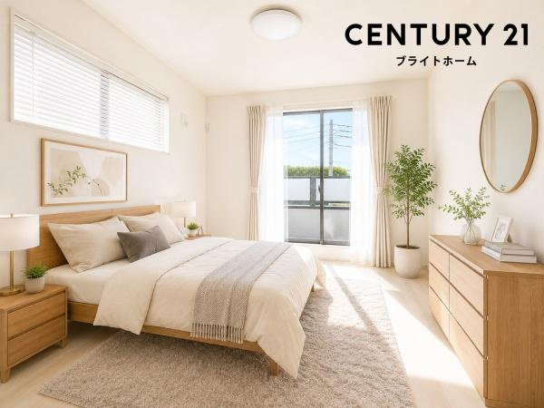 横浜市青葉区藤が丘１丁目の新築一戸建の洋室|落ち着きのある洋室です！
休日はこちらでおくつろぎ下さい♪
※家具等はCGでの参考レイアウトです。