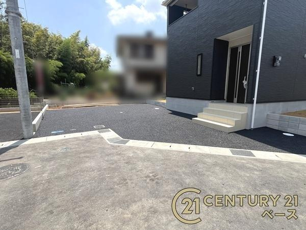 クレイドルガーデン九条町 ３号棟 ／新築一戸建の駐車場|■現地撮影写真■