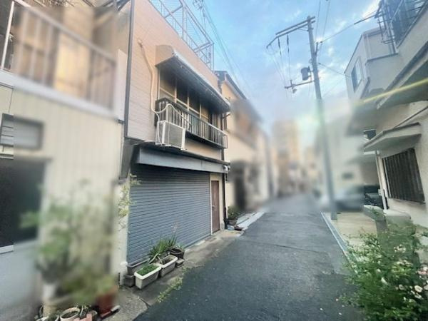 【前面道路含む現地写真】 | 大阪市旭区今市1丁目　古家付売土地