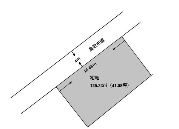 【土地図】 | 滝山土地41坪建築条件なし