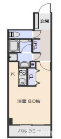 山崎マンション13の間取り