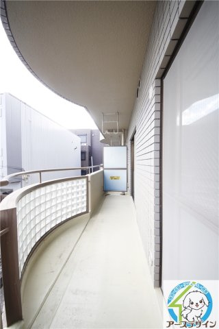 三宝マンションのバルコニー