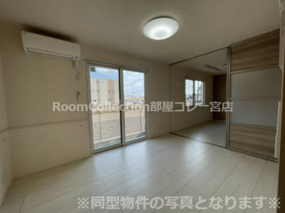 【居間・リビング】 | ベルドミール | ※同型物件の写真となります※