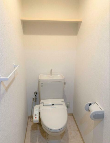 熊本市中央区南坪井町の賃貸マンションのトイレ