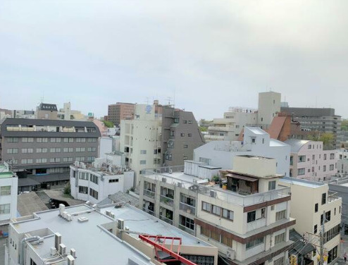 熊本市中央区南坪井町の賃貸マンションの展望