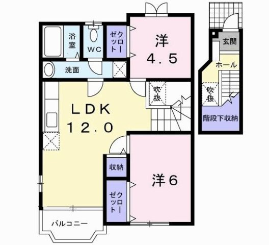 クレストールの間取り