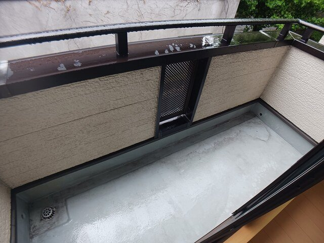 ランドコア木屋瀬のバルコニー