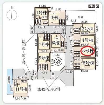 【区画図】 | リーブルガーデン大和郡山市奈良口町４期 | 区画図