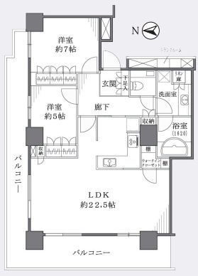 【間取り】 | ブリリアタワー大崎