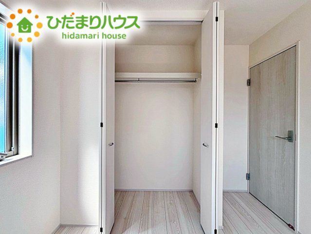 【収納】 | 第2石岡市茨城　新築戸建 | 全室にクローゼットが付いていて、お部屋の住空間もスッキリ広々つかえそうです(^^)/