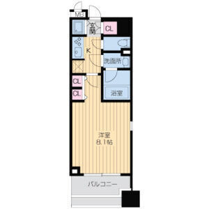 Lasante京橋の間取り