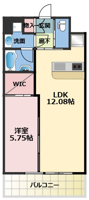 プレジオ東三国の間取り
