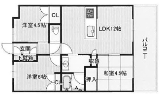 【間取り】 | グランマークス久宝寺