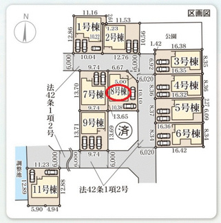 【区画図】 | リーブルガーデン大和郡山市奈良口町４期 | 区画図