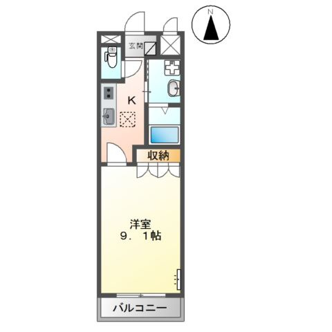 フェイバードパーク・Ⅱの間取り