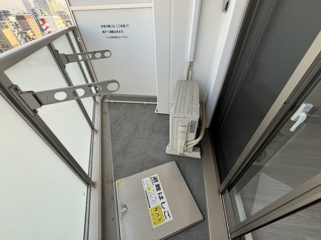 セレニテ難波ミラク参番館のバルコニー