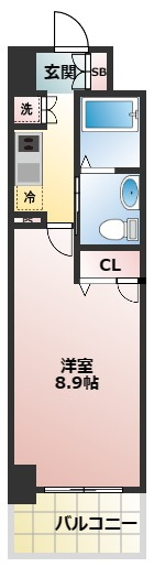 レジデンス京橋スクエア(旧ルクレ京橋)の間取り