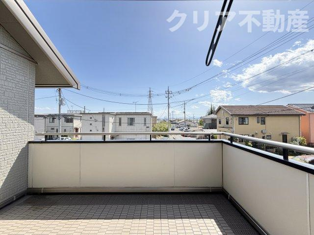 【バルコニー】 | 伊勢崎市安堀町　美築中古住宅
