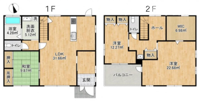 【間取り】 | 伊勢崎市安堀町　美築中古住宅