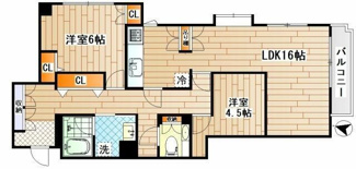 【間取り】 | ソレイユ廣川