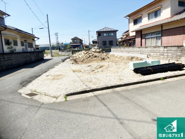 高砂市曽根町　第1期　新築一戸建ての外観|周辺は落ち着いた街並みの住宅地！子育てがしやすい住環境です！まだ未完成ですが、現地でしかわからない事もございます。是非一度ご覧ください。