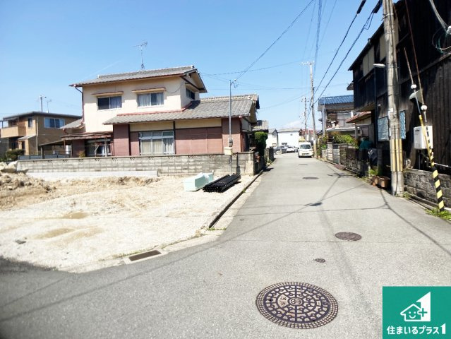 高砂市曽根町　第1期　新築一戸建ての前面道路含む現地写真|周辺は落ち着いた街並みの住宅地！子育てがしやすい住環境です！まだ未完成ですが、現地でしかわからない事もございます。是非一度ご覧ください。