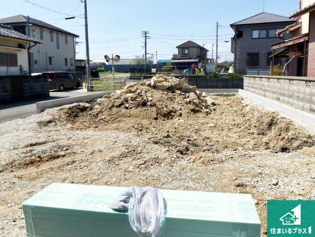 高砂市曽根町　第1期　新築一戸建ての外観|周辺は落ち着いた街並みの住宅地！子育てがしやすい住環境です！まだ未完成ですが、現地でしかわからない事もございます。是非一度ご覧ください。