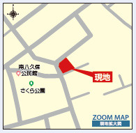 仲介手〇料不要　ブルーミングガーデン菊池郡菊陽町武蔵ヶ丘北１丁目【武蔵ヶ丘小・武蔵ヶ丘中】の地図