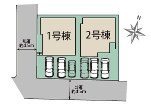 仲介手数料不要　ブルーミングガーデン東区沼山津3丁目【秋津小・東野中】の区画図