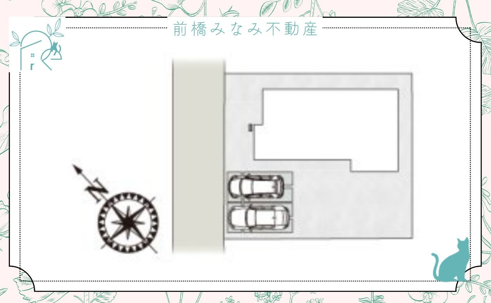 【新築】前橋市元総社町第3期　限定１棟　クライン　新築建売の区画図