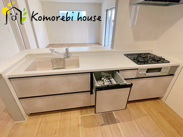 上尾市小泉　新築一戸建て　リーブルガーデン　01のキッチン|使いやすいキッチンです