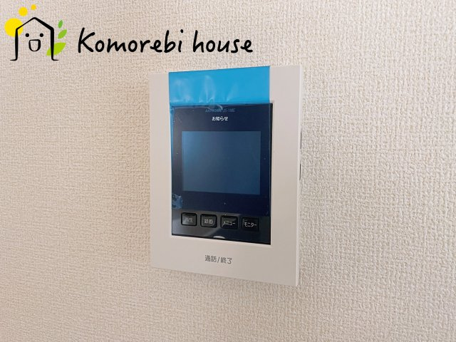 上尾市小泉　新築一戸建て　リーブルガーデン　01の防犯設備|モニター付インターホンです