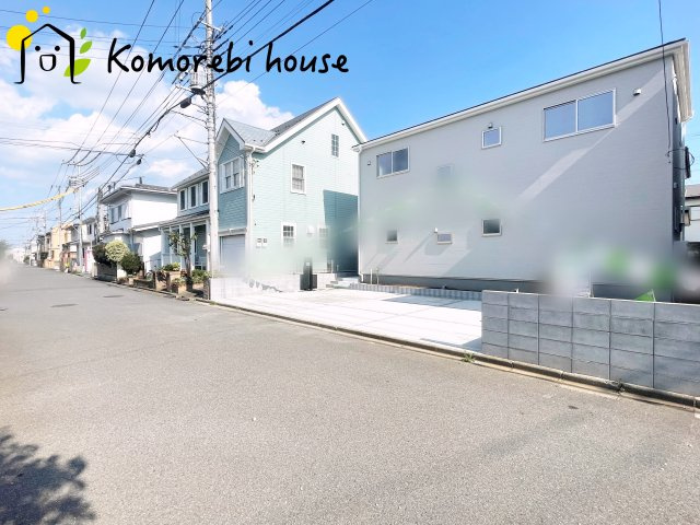 上尾市小泉　新築一戸建て　リーブルガーデン　01の前面道路含む現地写真|前面道路含む現地写真です