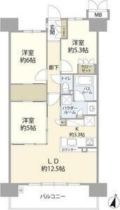 プレミストひばりが丘の間取り