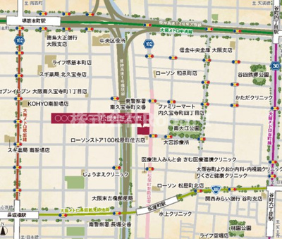 【地図】 | スプランディッド本町グラン