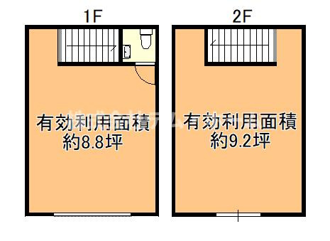 【間取り】 | サングレース柏原　1F店舗