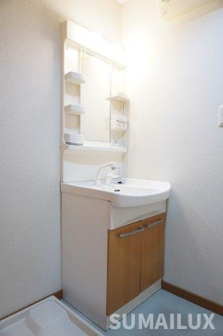 熊本市東区保田窪５丁目の賃貸マンションの独立洗面台