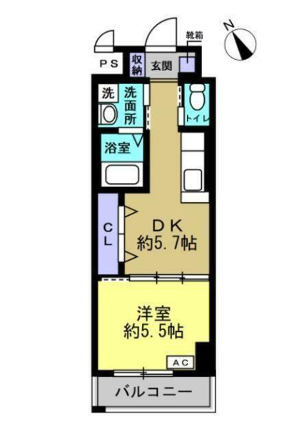 メゾンドクレチュールの間取り