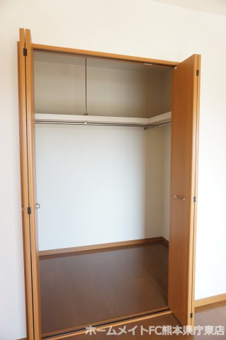 熊本市東区保田窪５丁目の賃貸マンションの収納
