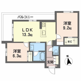 【間取り】 | シャーメゾン東雲