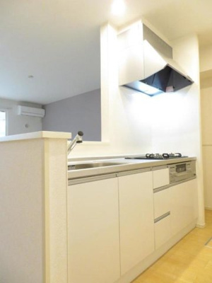 【キッチン】 | ガーベランスＢ | コンパクトなキッチンで掃除もラクラク