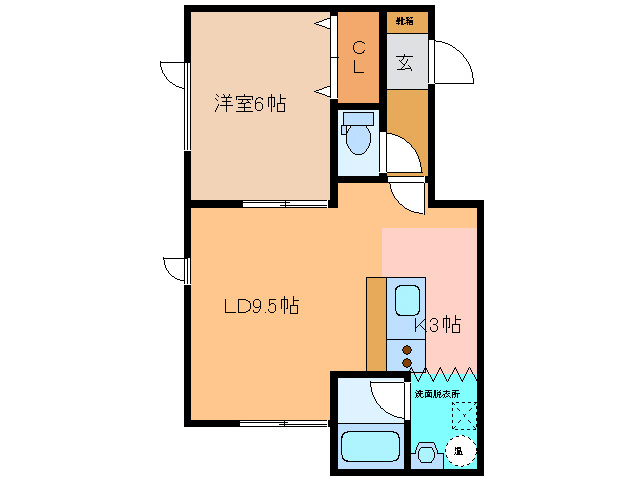 メェージソンⅣの間取り