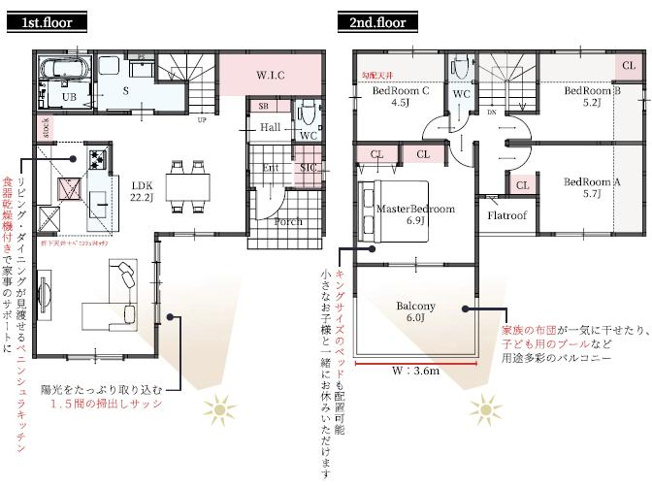 【間取り】 | 久喜東3期1棟