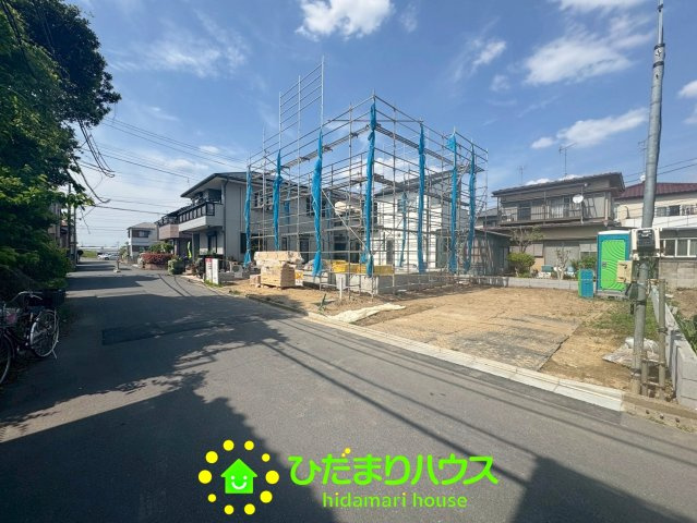 白岡市小久喜19期　新築一戸建ての前面道路含む現地写真|26/04/20　撮影
