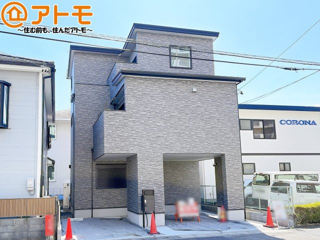 【外観】 | 駿河区有東1丁目10期　新築戸建　全1棟 | どっしりとした外観は安心感のあるマイホームを実感できますね♪