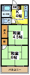 東湖ハイムの間取り