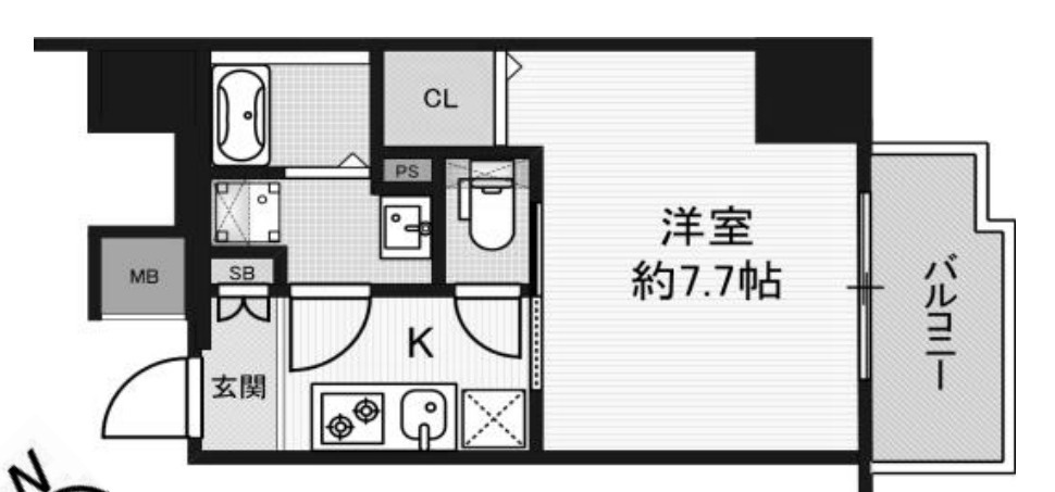 レジデンス神戸レガーロの間取り