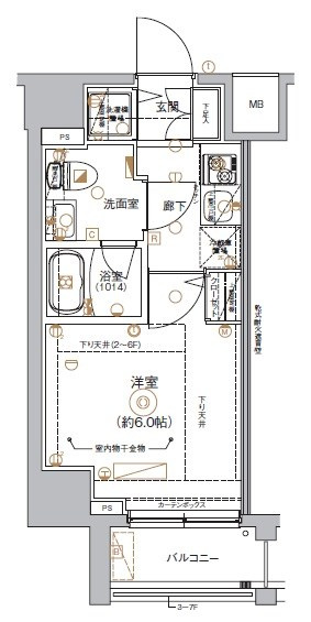 Le'a横濱アヴニールの間取り