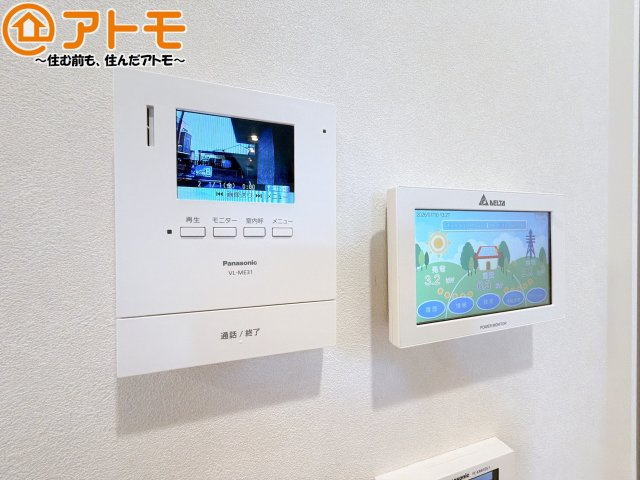 【防犯設備】 | 駿河区有明町4期　新築戸建　2号地 | TVモニター付きインターホンは訪問者を確認することができて、防犯性に優れています♪